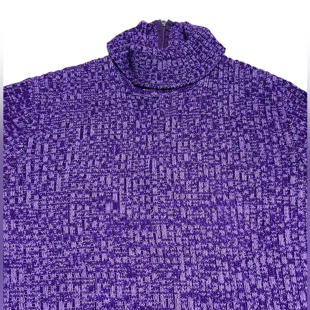 JCPenney - Women’s Ribbed Turtleneck Sweater Sz. MD - Picture 3 of 6